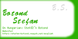 botond stefan business card